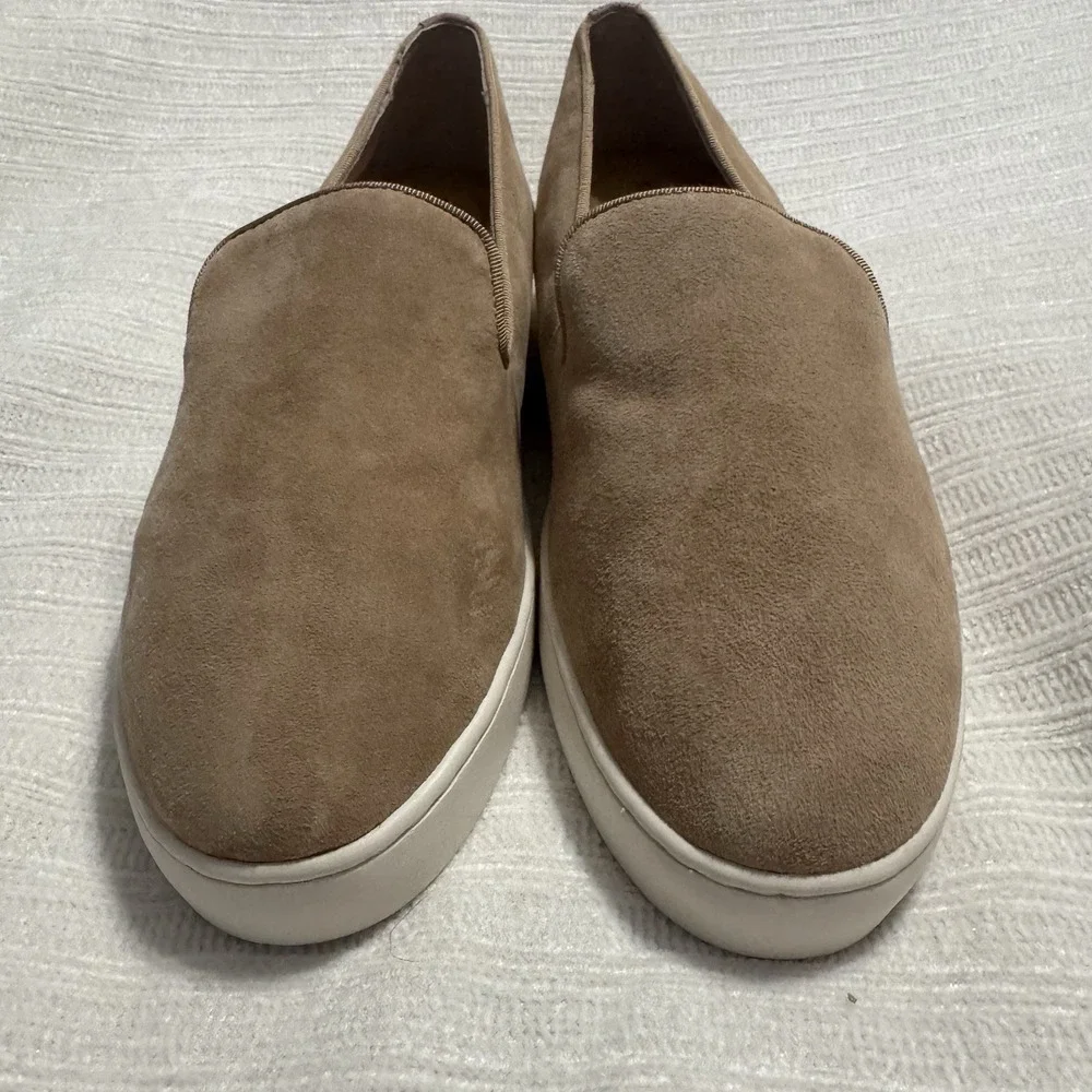 Birdies The Starling Suede Loafers Womens Beige Taupe Comfort Flats